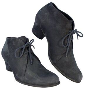 ARCHE France Musiq $495 Nubuck Heeled Chukka Booties 38.5/8.5 - Made in FRANCE
